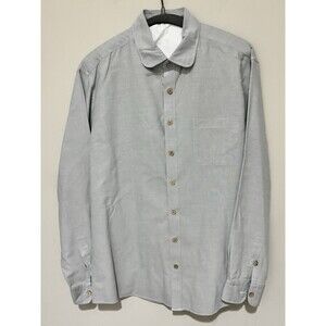 Rye 51 Shirt Mens Extra Large Gray Long Sleeve Button Up Casual Pocket